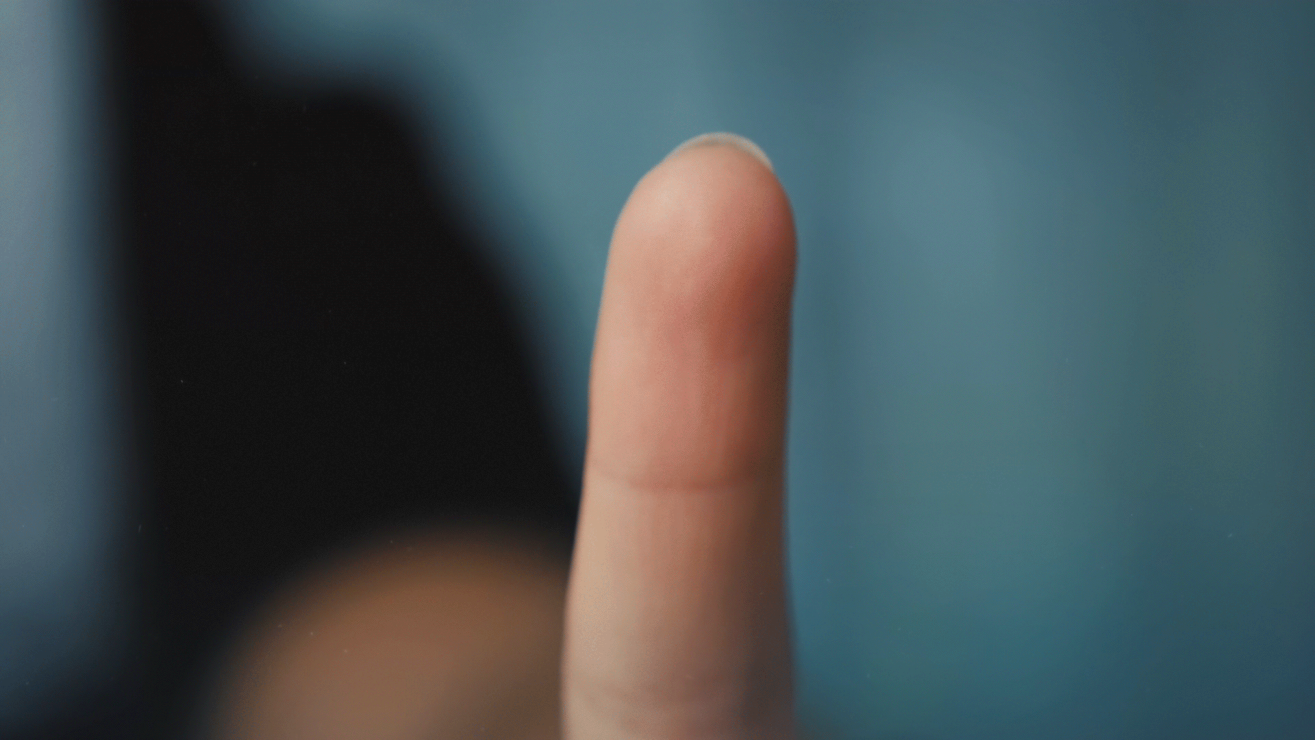 Close up of fingerprint