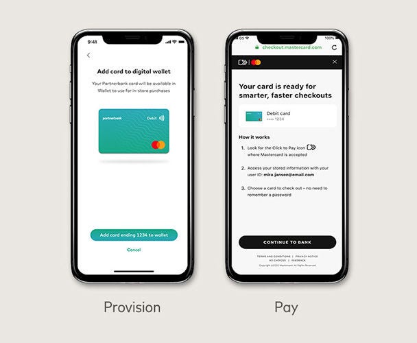 digital cards flexibility in how to pay.