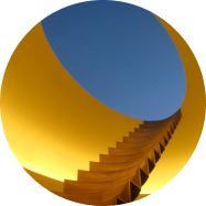 yellow staircase