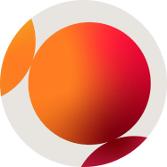 orange gradient circles
