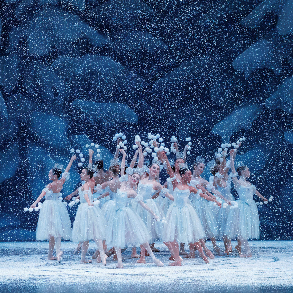 Ballerinas with the New York City Ballet in a scenes from George Balanchine's The Nutcracker