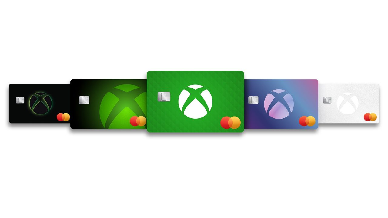 five xbox mastercards